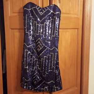 Women's Strapless Mini Dress